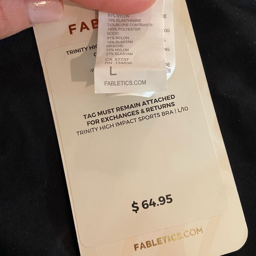 Fabletics Trinity High Impact Sports Bra